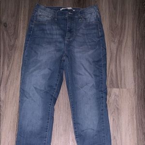 High rise skinny jeans